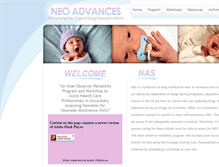 Tablet Screenshot of neoadvances.com